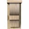 Ekena Millwork Ridgewood Rough Sawn Corbel w/Backplate, Douglas Fir, 6"W x 8"D x 12"H COR06X08X12RID01RDF - alternate 2